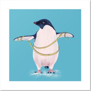 Cute Fat Penguin On Diet Posters and Art